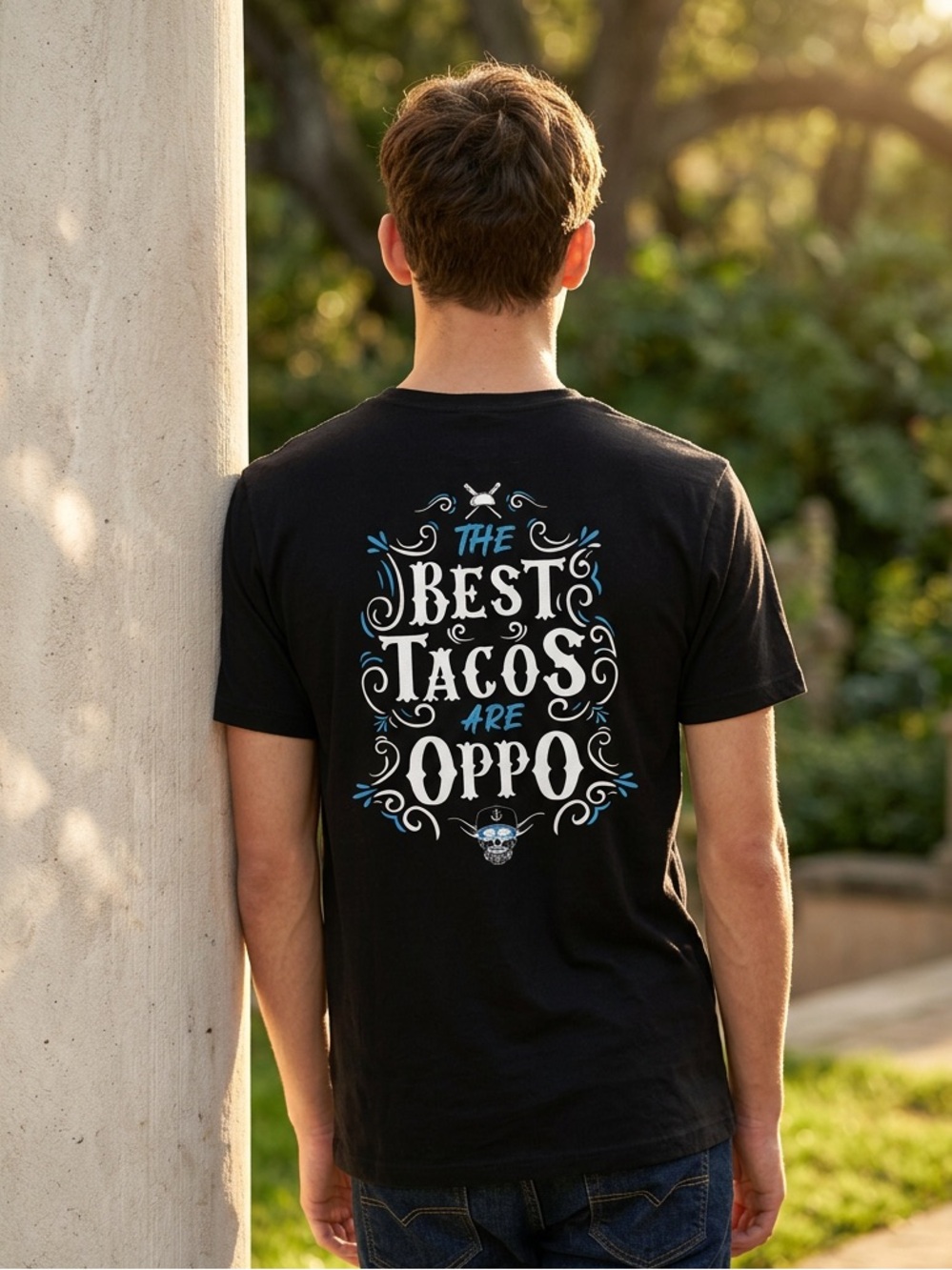 NWT Baseball Lifestyle 101 Youth Black Graphic Tacos are Oppo T-Shirt - Size YL